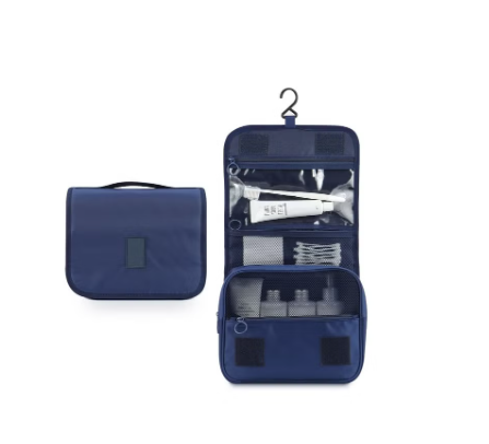 Hanging Toiletry Bag - Large Cosmetic Makeup Travel Organizer for Men & Women with Sturdy Hook