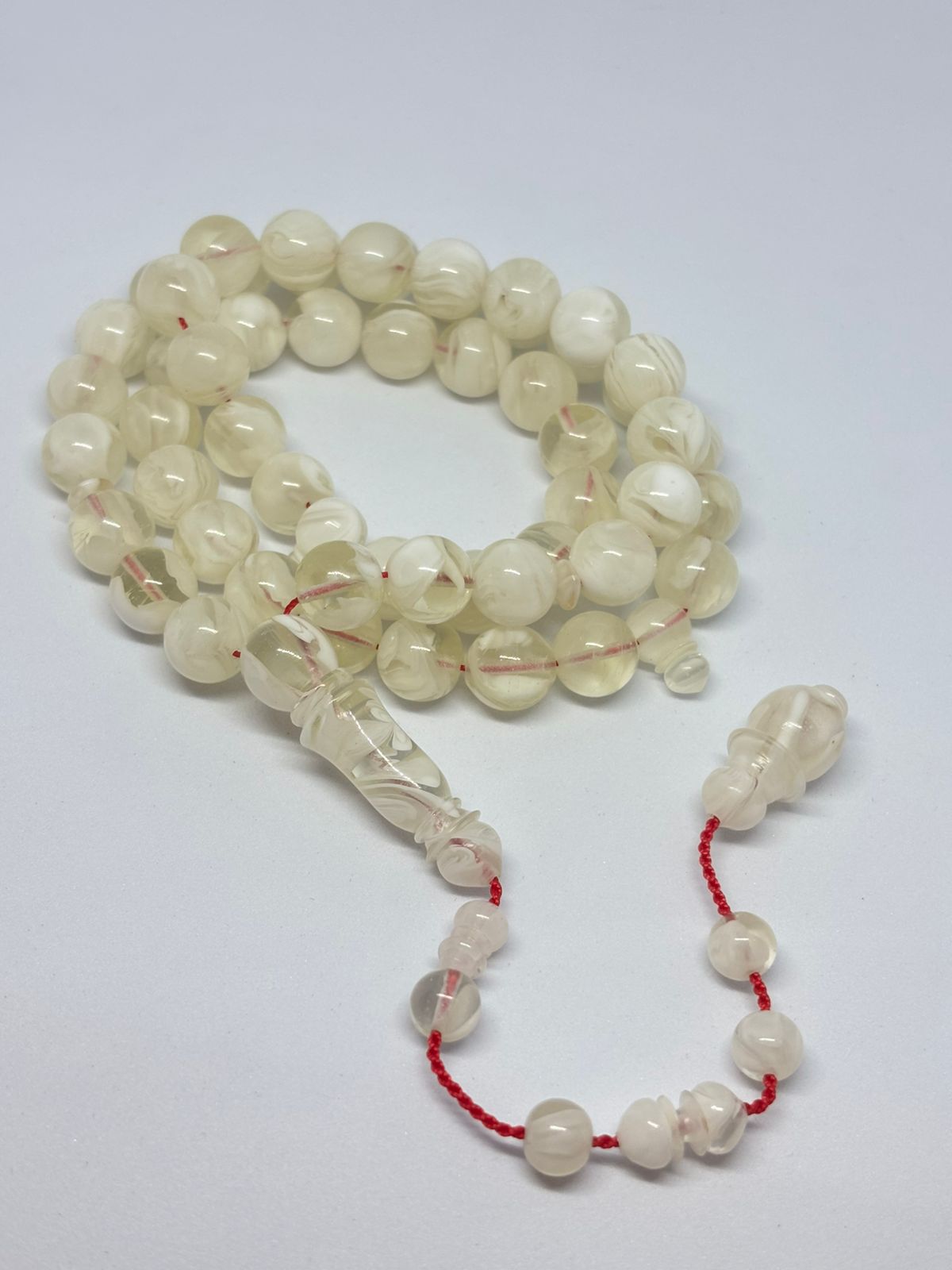 Milky Serenity: A Tasbih That Reflects Purity & Purpose